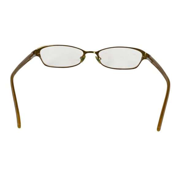 Ted Baker B105 Amber Rectangle Eyeglasses Frames Metal 52-17-135 - Picture 8 of 11